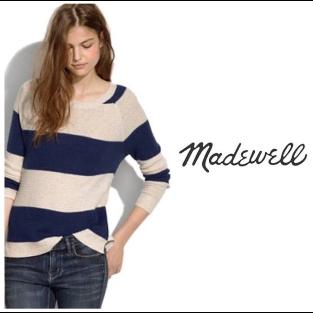 Madewell Women's XS Striped Knit Sweater